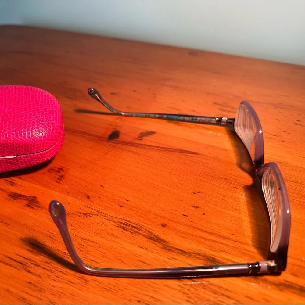 Colorful Fun Preppy Lilly Pulitzer Purple Eyeglasses “Fulton” Size 52-16-135